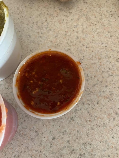 Extra Hot Salsa.